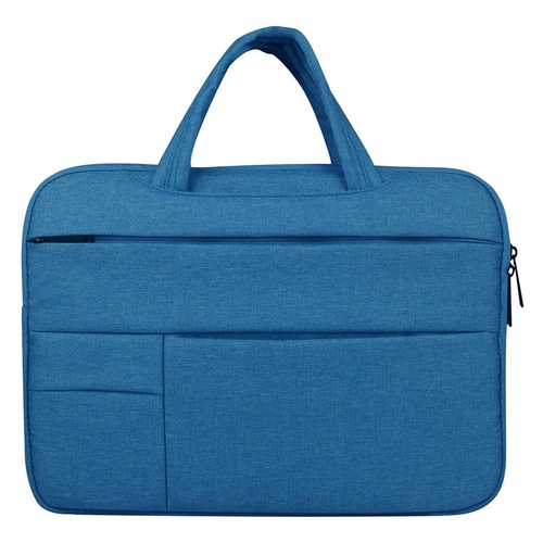 14 Inch Laptop Tablet Bag With Multiple Pockets And Soft Handle - Blue - Main Image