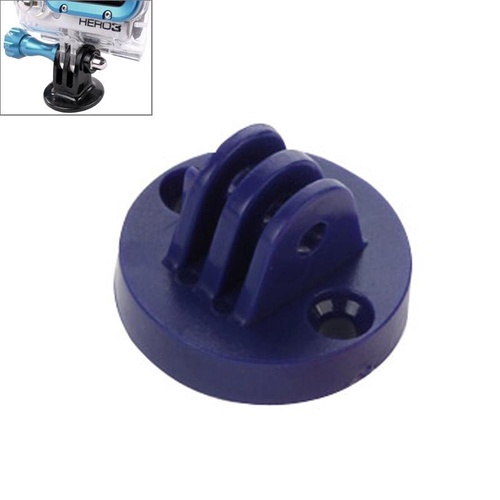 Universal Camcorder Mount Adapter for Gopro Hero Cameras - Tripod Compatible - Blue - Main Image