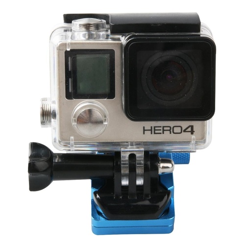 Universal Rearview Mirror Mount for Action Cameras - Blue - Main Image