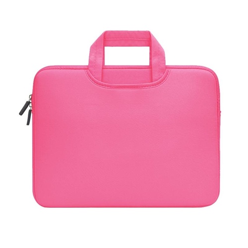Portable Air Permeable Handheld Sleeve for 13.3 Laptops - 34x25.5x2.5cm - Magenta - Main Image