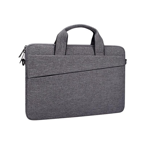 Portable Laptop Tablet Bag - 15.6 Inch Double Side Pockets Soft Handle Oxford Cloth - Deep Space Gray - Deep Space Gray - Main Image
