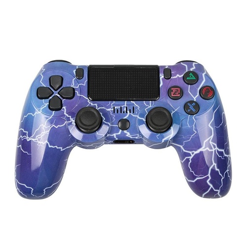Wireless Bluetooth Game Controller for Ps4 with Dual Vibration and Light Strip - Lightning - Main Image