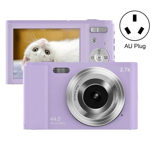 2.7k Full Hd 44mp 16x Zoom 2.88 Digital Camera for Kids - Purple - Main Image