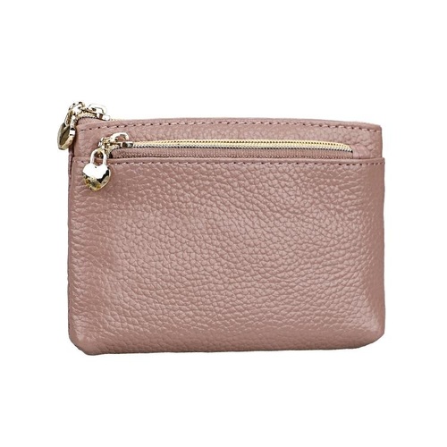 Spacious Litchi Texture Rfid Hand Wallet - Light Pink - Main Image
