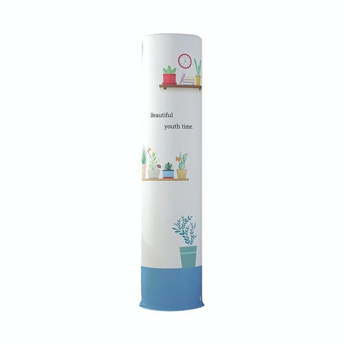 185 x 40 Cm Elastic Cloth Cabinet Air Conditioner Dust Cover - Blue Peacock - Main Image