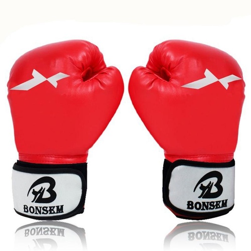 Adult Training Boxing Gloves - Red - Main Image