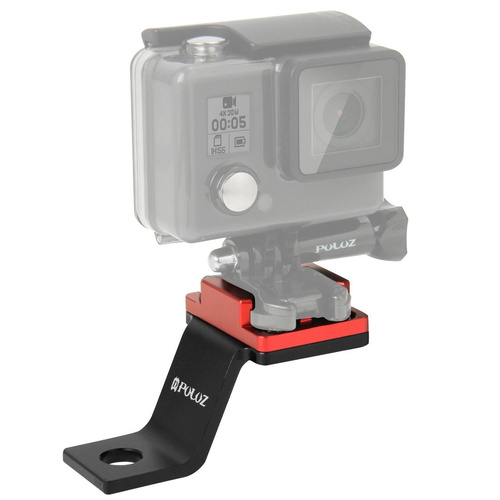 Universal Motorcycle Mount for Action Cameras - Red - Main Image