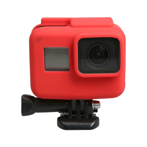 Silicone Border Frame Mount for Gopro Hero5 - Protective Cover - Red - Main Image