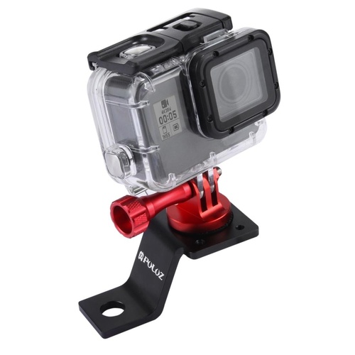 Universal Motorcycle Mount for Action Cameras - Red - Main Image