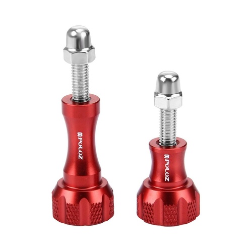 Aluminum Thumb Knob Set for Gopro Insta360 Dji Action Cameras - Red - Main Image
