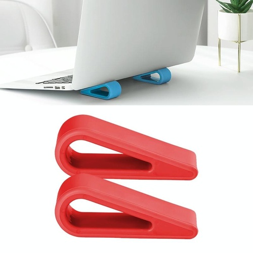 Adjustable Notebook Stand for Improved Cooling and Comfort - Red - Main Image