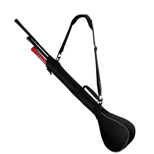 Portable Foldable Golf Ball Bag - Nylon - Black Silver - Main Image