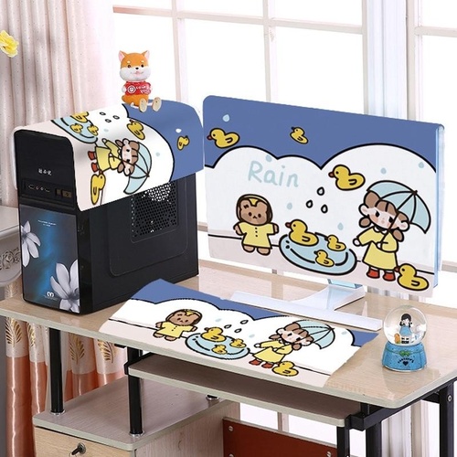 32 Inch Dust-proof Cover for Desktop Computer Lcd Monitor - Little Yellow Duck - Main Image
