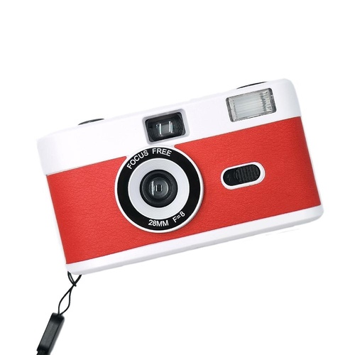 Retro Manual Reusable Film Camera for Kids - no Film - Blue - Main Image