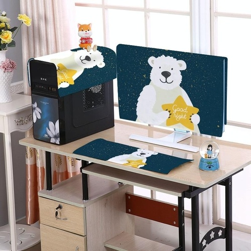 22 Desktop Computer Lcd Monitor Dust-proof Cover - Cloth Material - Good Night - Main Image
