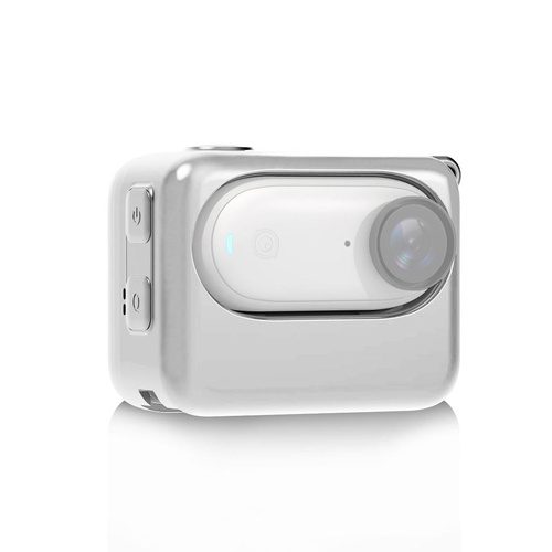 Silicone Charging Case for Insta360 Go 3 Camera - White - Main Image
