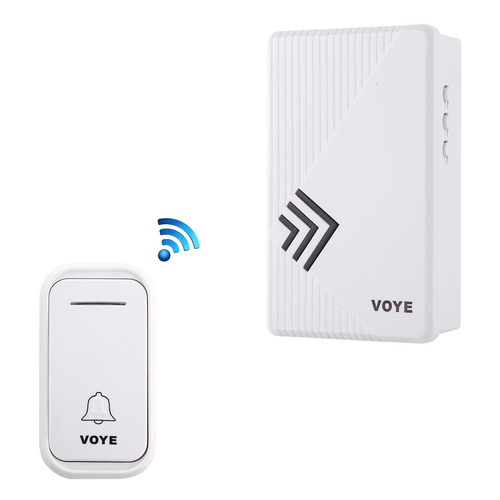Home Music Remote Control Wireless Doorbell With 38 Polyphony Sounds White - Main Image