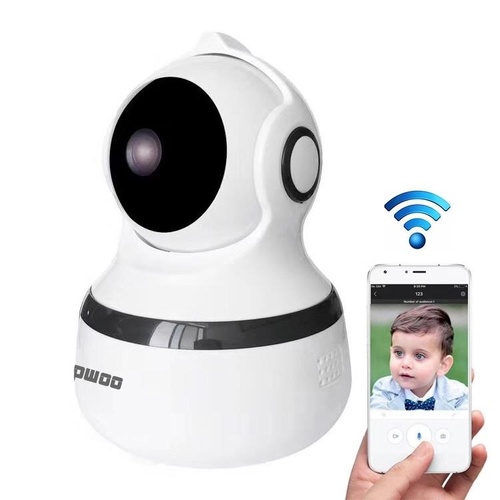 1080P Hd Wifi Ip Camera With Motion Detection And Night Vision - White - Main Image