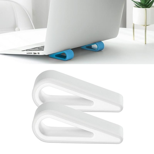 Adjustable Notebook Stand for Improved Cooling and Comfort - White - Main Image