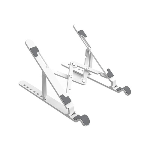 Portable Laptop Stand - Foldable - White - Main Image