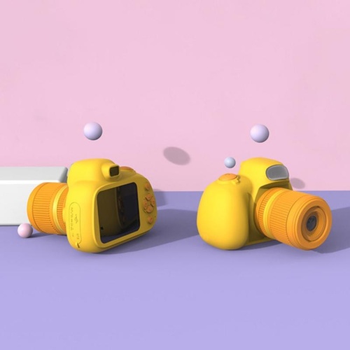 32mp Children's Digital Sports Camera with 2.4 Screen - Mini Size - Yellow - Main Image