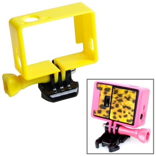 High Quality Tripod Mount for Gopro Hero4 / 3 / 3 - Yellow - Main Image