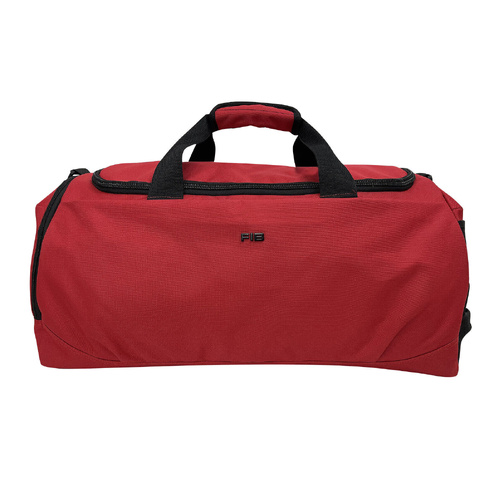 38L FIB Sports Duffle Bag Duffel Gym Canvas Travel Foldable - Red - Main Image