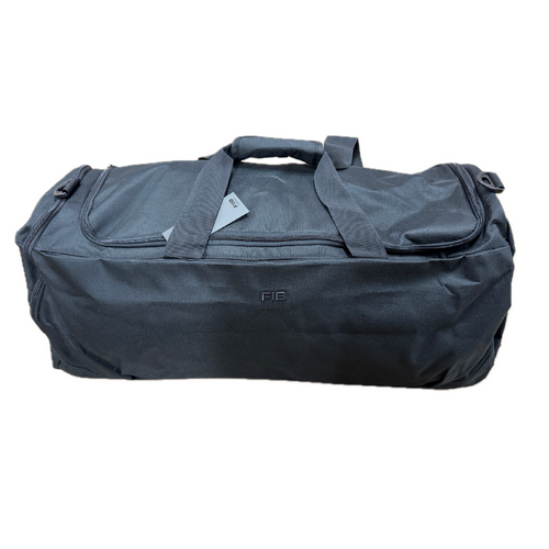 48 Litre FIB Sports Duffle Bag - Versatile and Durable Canvas Travel Companion in Black - Main Image