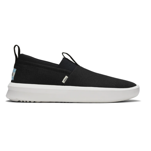 TOMS Mens Canvas Slip On Shoes Casual Sneakers Breathable Espadrilles - Black - US 9 - Main Image