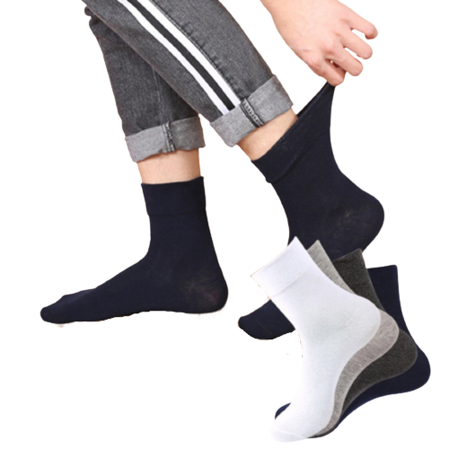 10x Pairs COTTON Rich LOOSE TOP SOCKS Medical Circulation Diabetic Comfort BULK -  - - Main Image