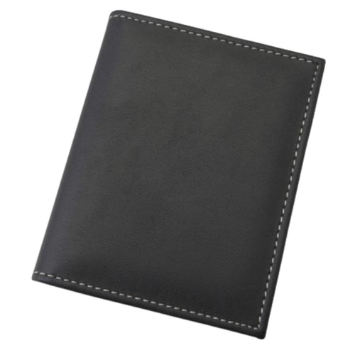 Mens Contrast Card Wallet Credit ID Holder Slim - Black - Main Image