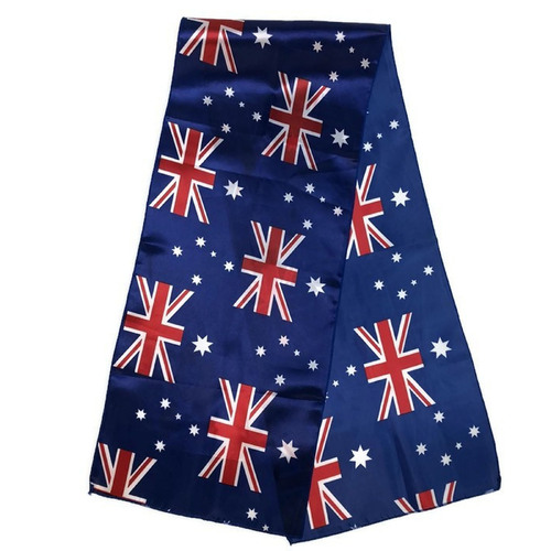 Australian National Flag SCARF Australia Day Costume Party Souvenir - Main Image