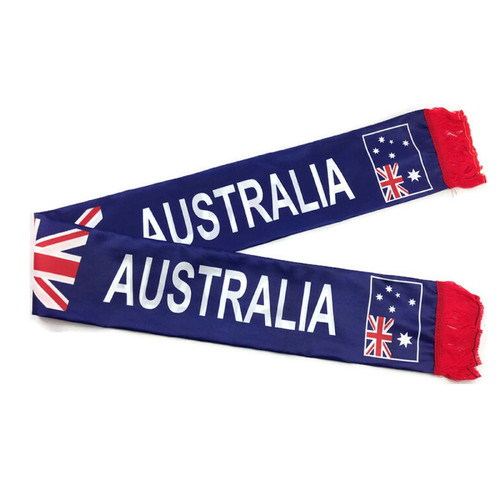 Australian National Flag SCARF Australia Day Costume Party w Fringe Souvenir - Main Image