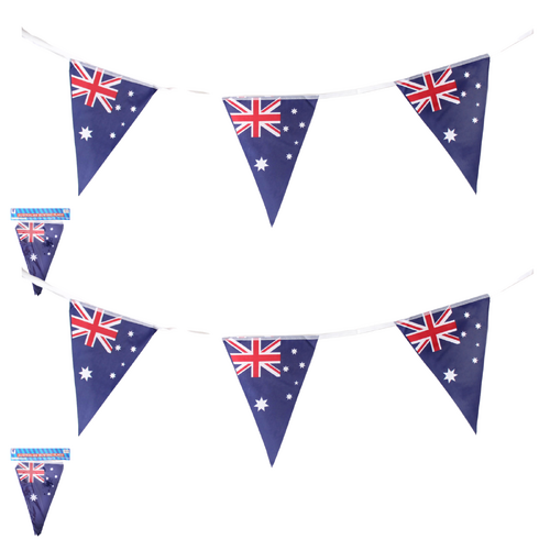 2x 3.6m AUSTRALIA BUNTING FLAG Australian Day Colours Party Banner Flags Decor - Main Image
