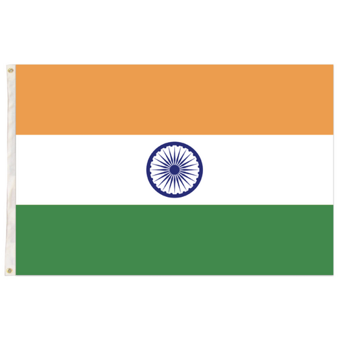 India Country Flag Indian Heavy Duty National Cricket Diwali Divali - 150cm x 90cm - Main Image