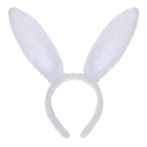 BUNNY EARS HEADBAND Hairband Easter Costume Party Accessory Fancy Dress - Main Image