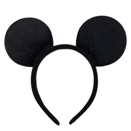 Mickey Minnie Mouse Headband Costume Halloween Party Hair Head Band - Black - Main Image