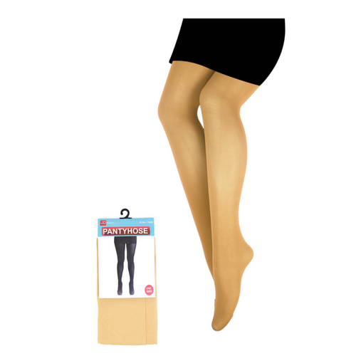 PANTYHOSE Tights Stockings Hosiery Womens Ladies Plain Colours - Beige - One Size Fits Most - Main Image