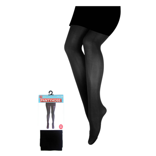 PANTYHOSE Tights Stockings Hosiery Womens Ladies Plain Colours - Black - One Size Fits Most - Main Image