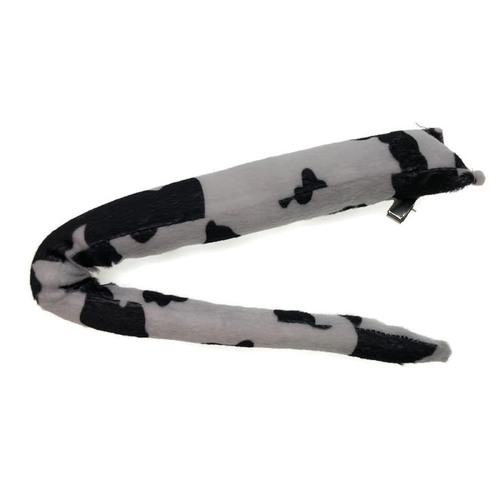ANIMAL TAIL Costume Halloween Fancy Dress Clip-On Cosplay - Cow - Main Image
