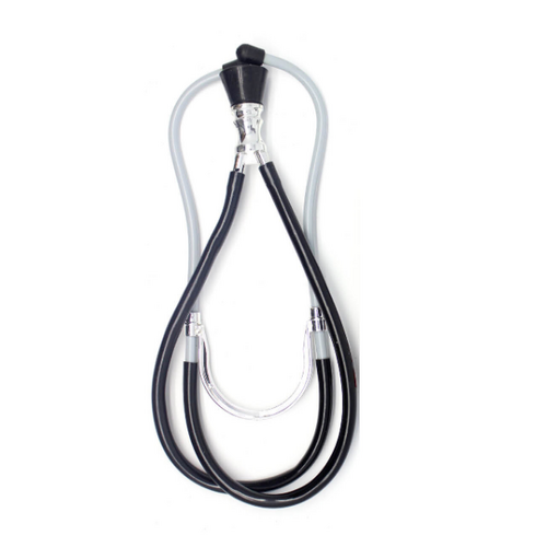 NURSE STETHOSCOPE Party Costume Fancy Dress Halloween Doctor Medical - Black - Main Image