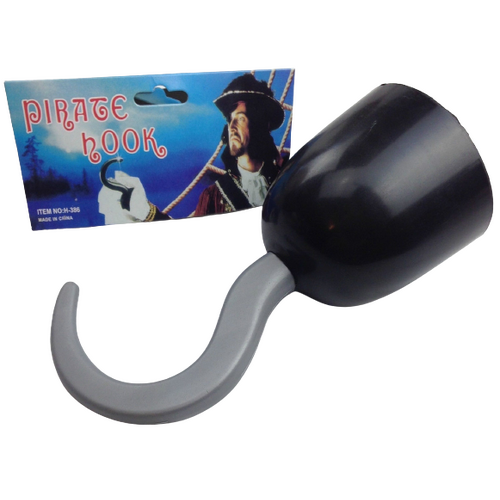 PIRATE HOOK Captain Hand Halloween Fancy Dress Up Costume Swashbuckler - Main Image