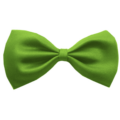 Mens BOW TIE Wedding Tuxedo  Formal Bestman Necktie Classic Plain Party - Green - Main Image
