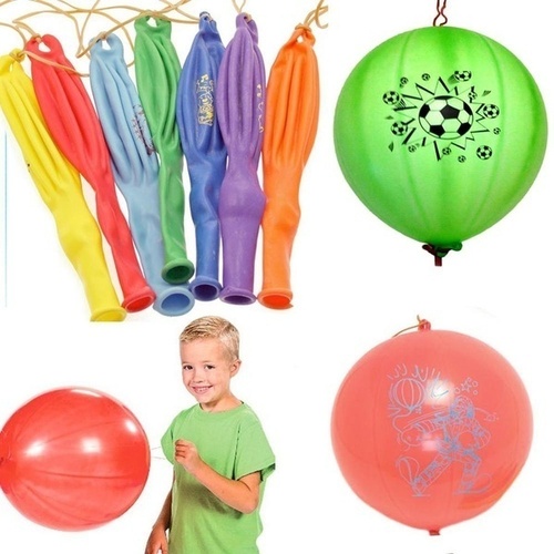 3pcs PUNCH BALLOONS Balloon Party Bag Fillers Pinata Birthday Inflatable - Main Image