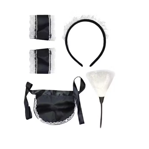 5pcs French Maid Costume Accessory Set Party Halloween Nurse - Main Image