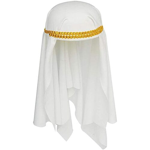 Arabian Keffiyeh Hat Sheik Costume Muslim Fancy Dress Party Accessory Cap - Main Image