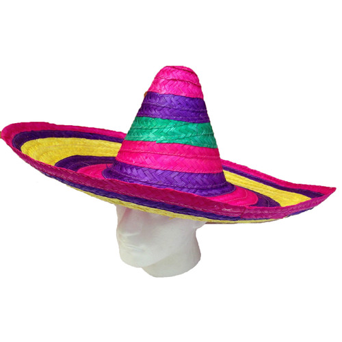 Mexican SOMBRERO Fancy Dress Straw Party Costume Hat Cap Spanish - Main Image