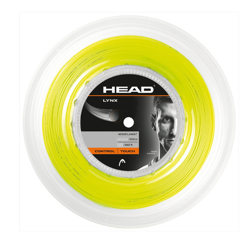 Head Lynx 17g Tennis String Reel 200m 1.25mm Control Touch - Yellow - Main Image