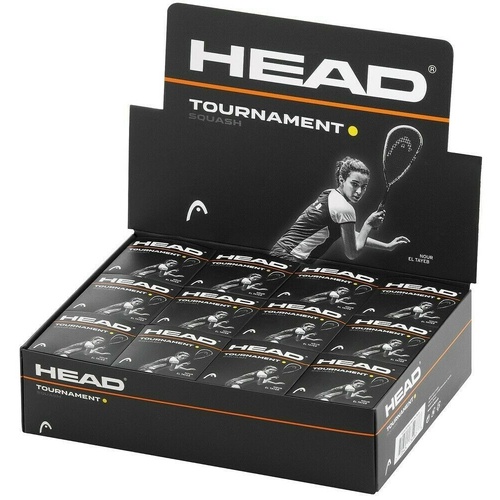 HEAD Tournament Squash Ball Advanced Training Competition Bulk Dozen - 12 Balls - Main Image