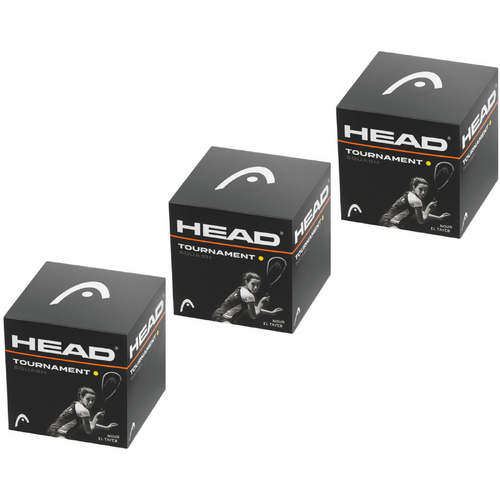 HEAD Tournament Squash Ball Advanced Training Competition - 3 Balls - Main Image